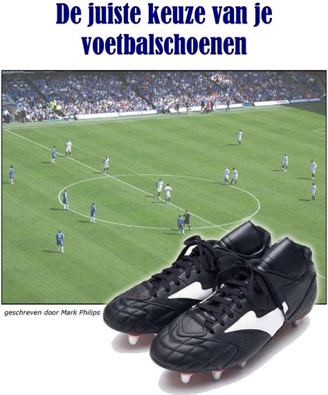 voetbalschoenen keuze.